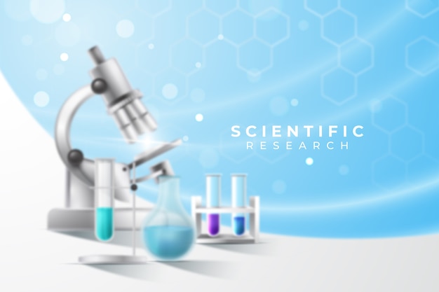 Realistisch sciene lab concept