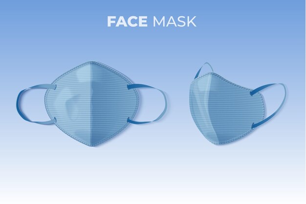 Realistisch stoffen gezichtsmasker