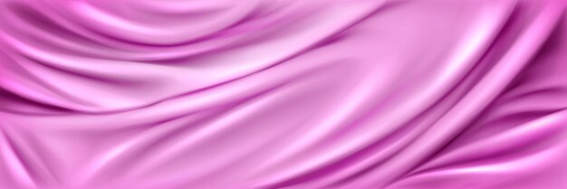 Realistische abstracte roze zijde achtergrond