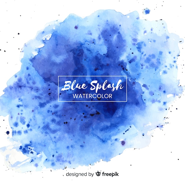 Gratis vector realistische aquarel splash achtergrond