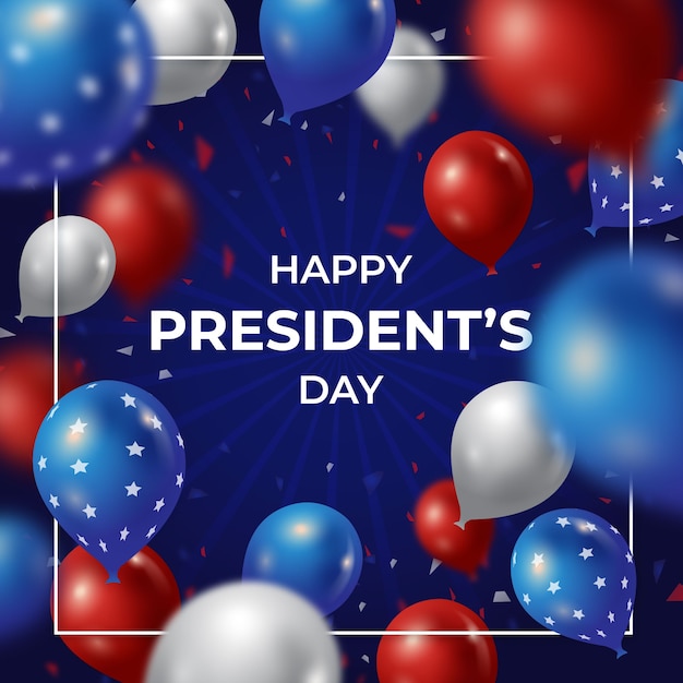 Realistische ballonnen voor president dagviering
