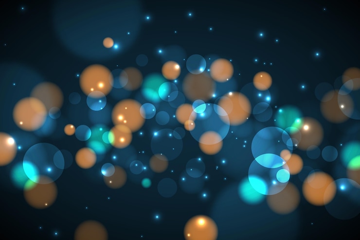 Gratis Vector realistische bokeh-achtergrond