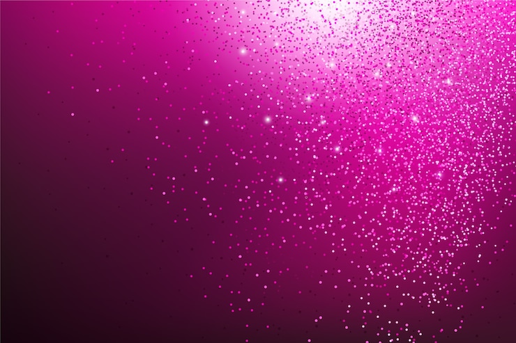 Gratis Vector realistische donkerroze glitter achtergrond