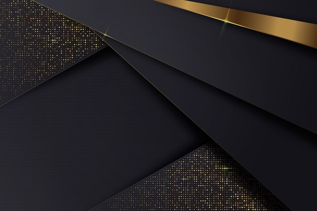 Realistische elegante geometrische vormen achtergrond
