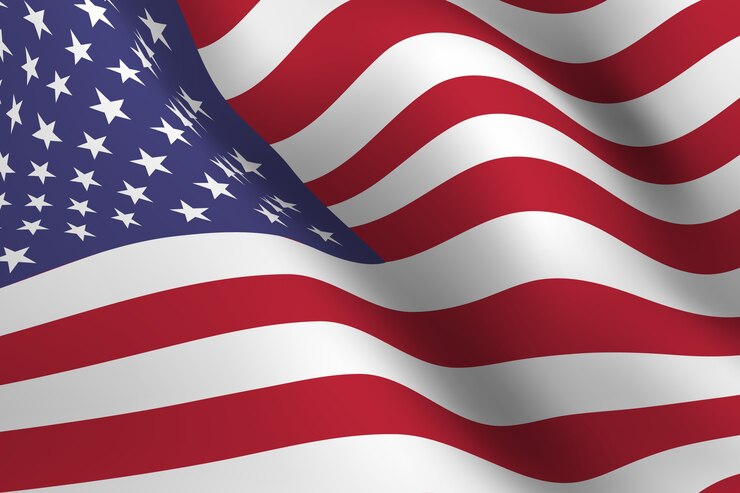 Gratis Vector realistische grunge amerikaanse vlag