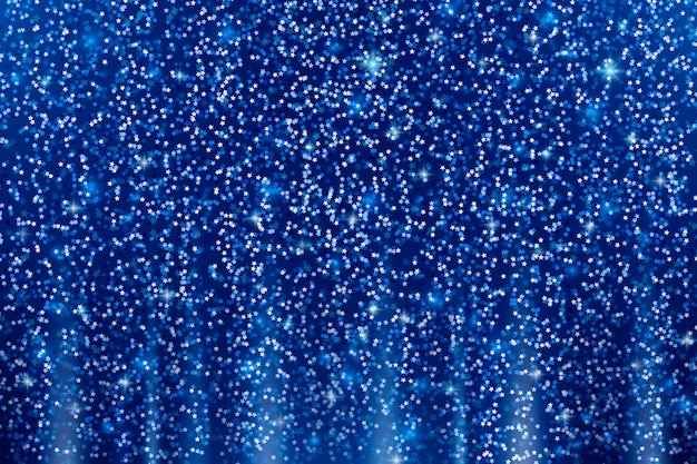 Gratis vector realistische marineblauwe glitter achtergrond