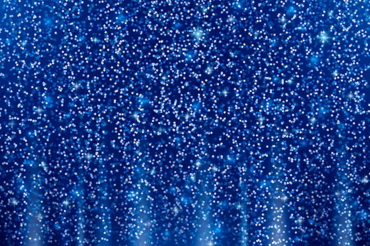 Gratis Vector realistische marineblauwe glitterachtergrond