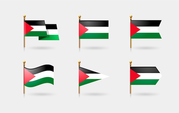 Realistische Palestijnse nationale emblemen