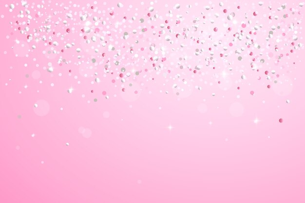 Realistische roze en zilveren achtergrond
