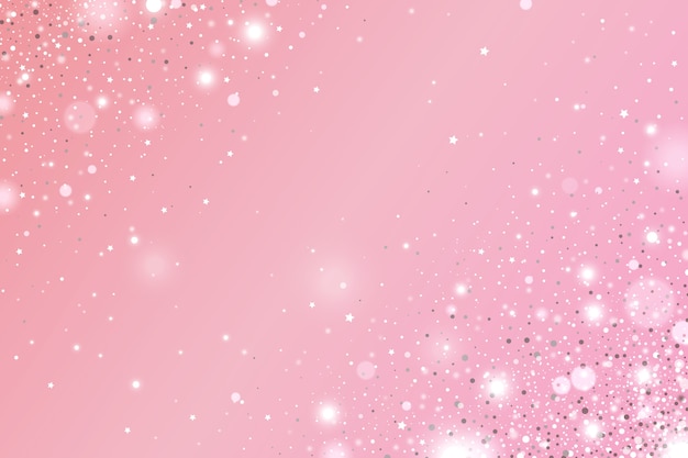 Realistische roze en zilveren achtergrond