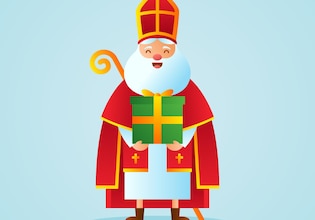 Sinterklaas cartoon