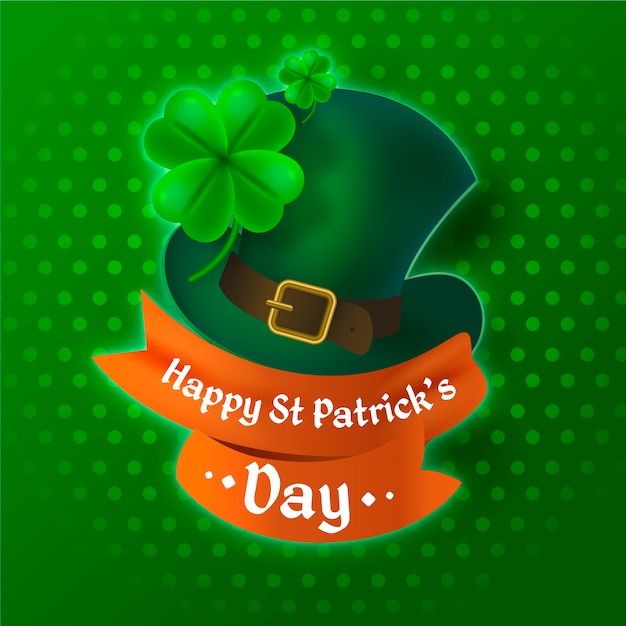 Gratis vector realistische st. patricks dag thema