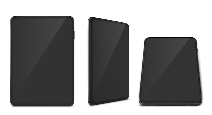 Gratis Vector realistische tabletverzameling