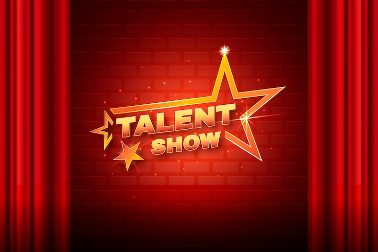 Gratis Vector realistische talent show achtergrond