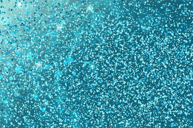 Realistische turquoise glitter achtergrond