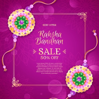 Realistische verkoop van raksha bandhan