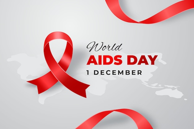 Realistische wereld aids-dag