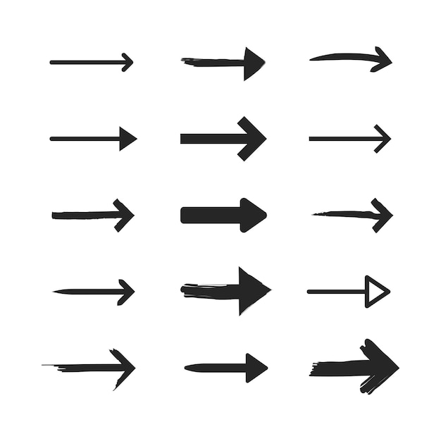 Rechts pijlen