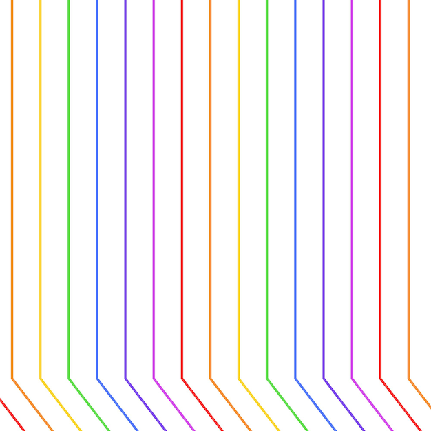 Gratis vector regenboog lijnen achtergrond