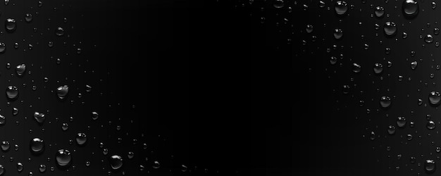 Gratis vector regendruppels condensatie achtergrond met waterdruppels