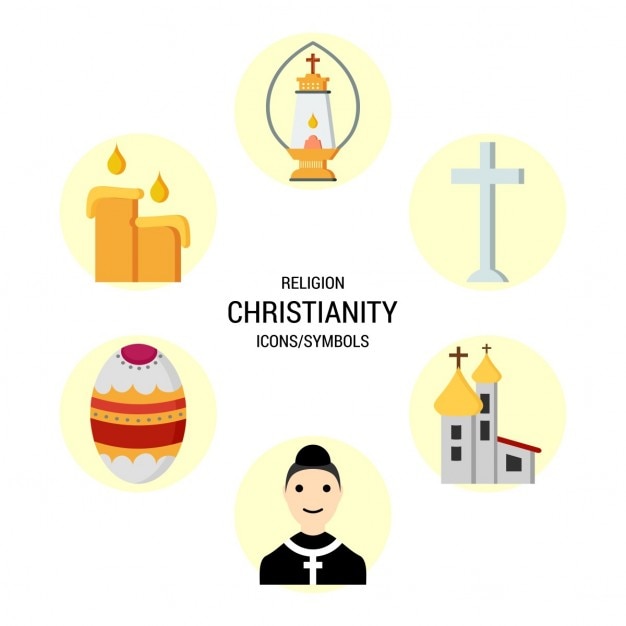 Gratis vector religious christianity icons