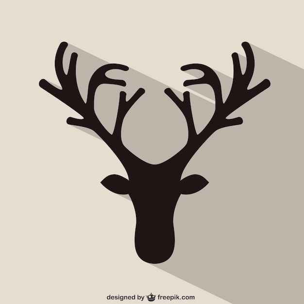 Gratis vector rendieren hoofd silhouet