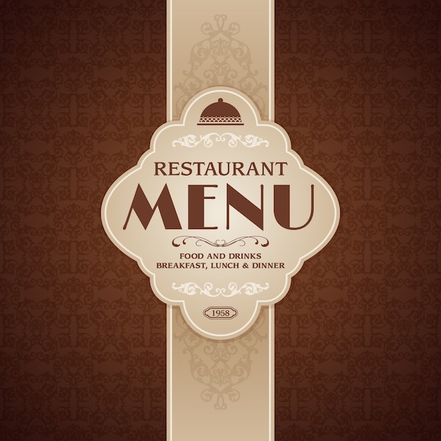 Restaurant label design