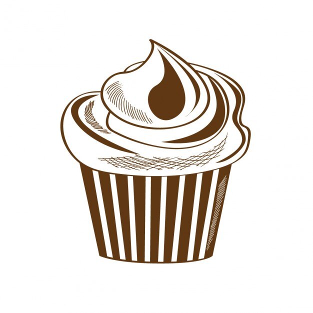 retro cupcakeontwerp