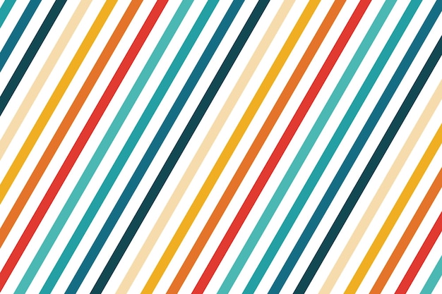 Gratis vector retro kleur abstracte diagonale lijnen achtergrond