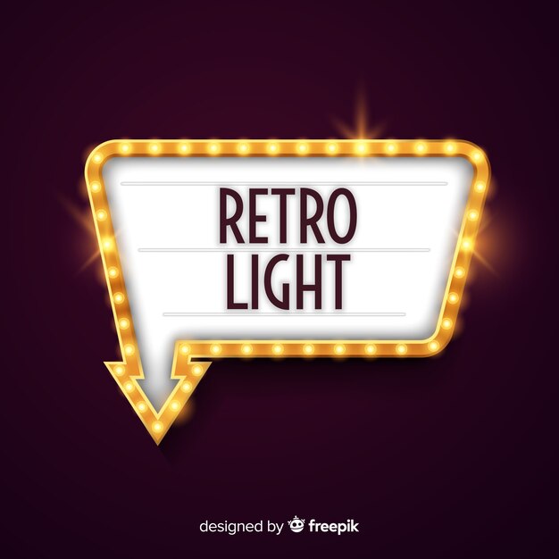 Retro Light Billboard