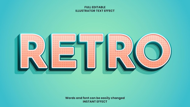 Retro teksteffect