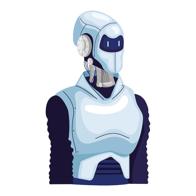 Gratis vector robot ai technologie icoon