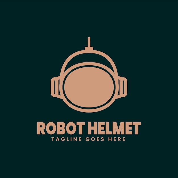 Robot logo ontwerp