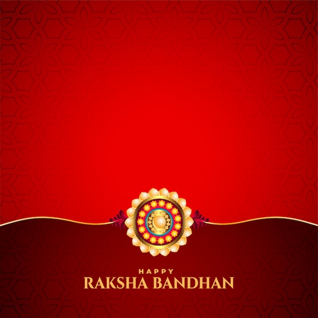 Rode raksha bandhan indiase festival kaart