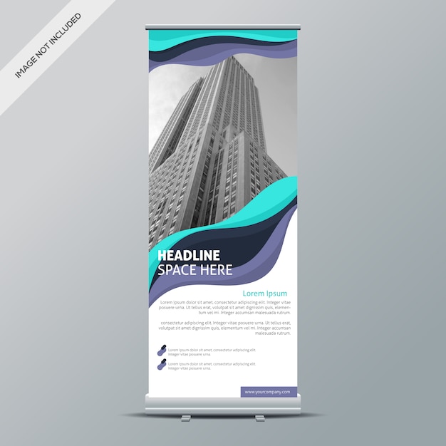 Rol op met veelkleurig design