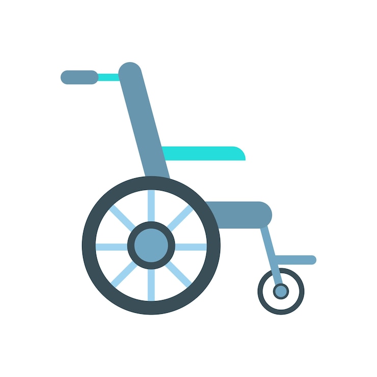 Gratis Vector rolstoel voor gehandicapten