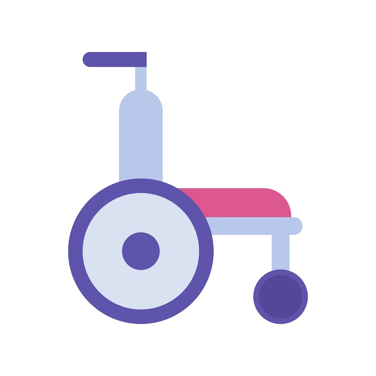Gratis Vector rolstoel voor gehandicapten