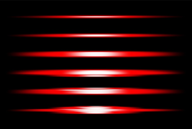 Rood gouden transparant licht lens flares ontwerp eps Premium Vector