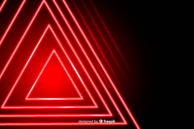 Rood lichten geometrisch ontwerp als achtergrond