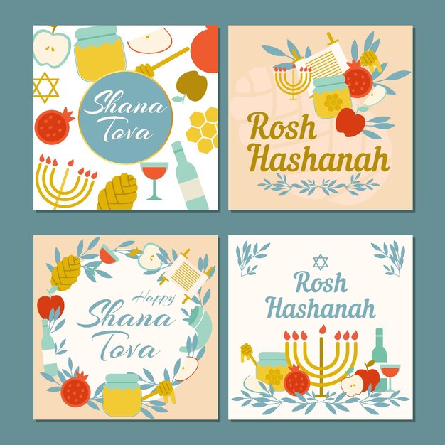 Rosh hashanah kaartpakket