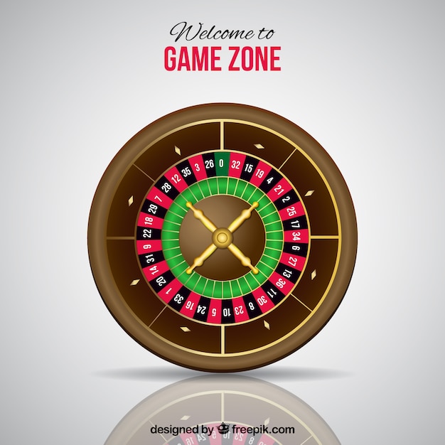 Gratis vector roulette achtergrond