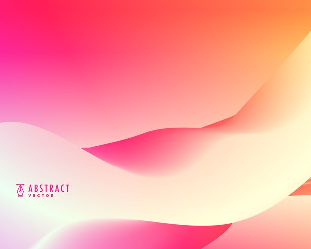 roze abstract vector golvende achtergrond ontwerp