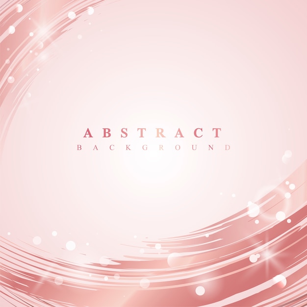 Roze golf abstracte vector als achtergrond