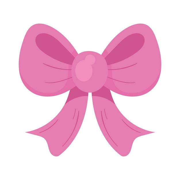 Gratis vector roze strik