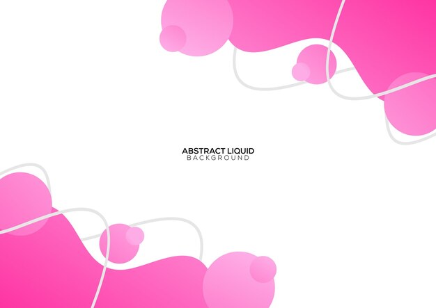 Gratis vector roze vloeibare achtergrond