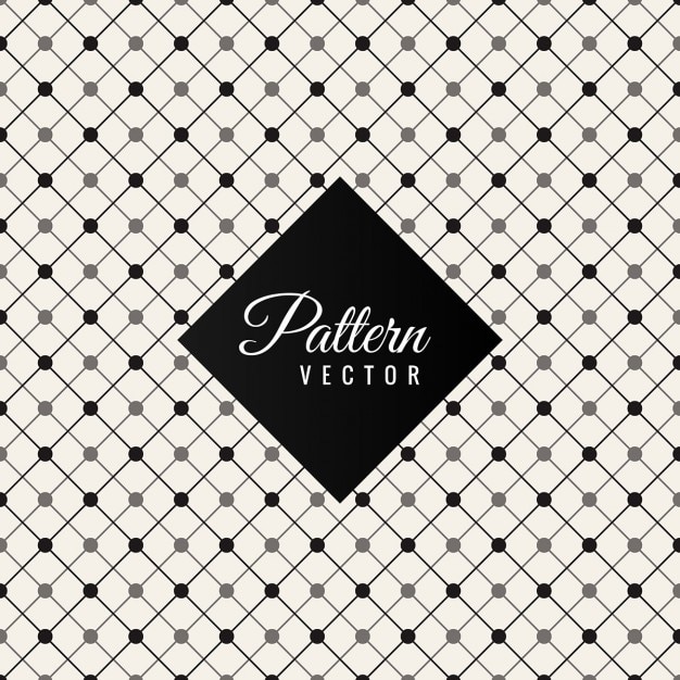 Gratis vector ruit en stippen patroon