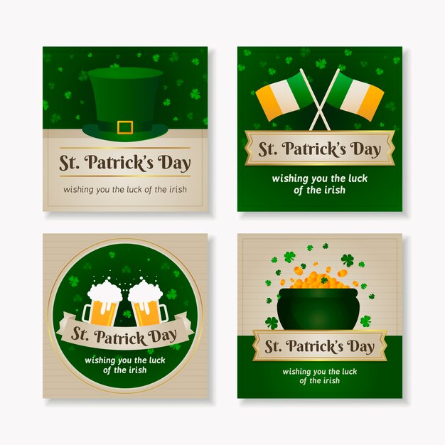 Saint Patrick's Day Instagram-verhalencollectie