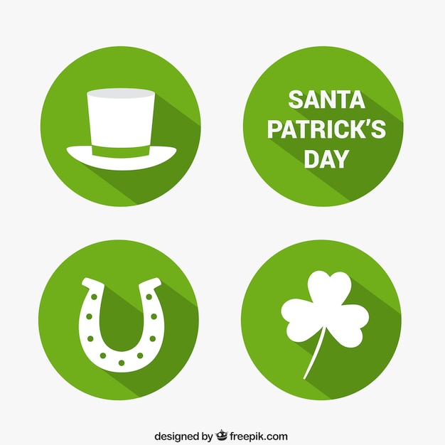 Saint Patricks Day pictogrammen