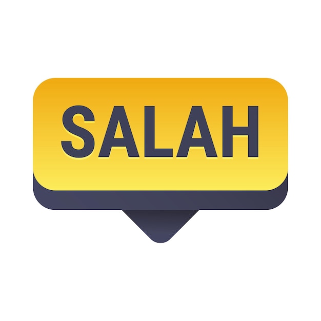 Gratis vector salah gele vector callout banner met informatie over vasten en gebed in de ramadan