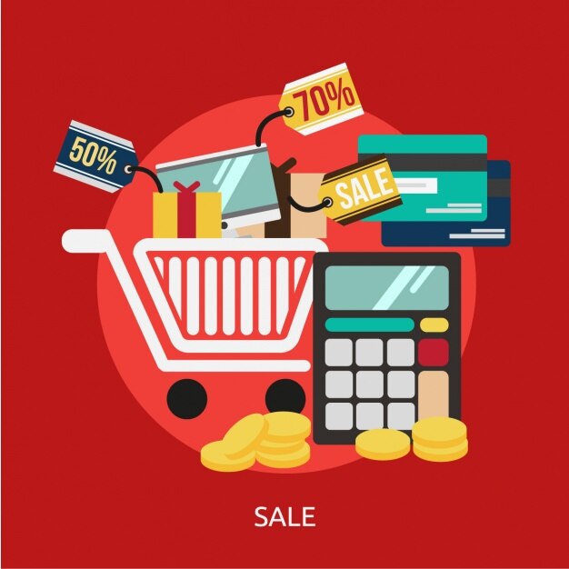 Sales achtergrond ontwerp
